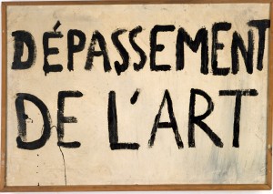 Guy Debord, Dépassement de l'Art