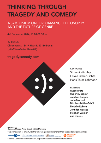 Thinking Through Tragedy & Comedy: Performance Philosophy and the Future of Genre